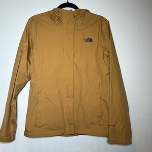 The North Face Rain Jacket Mustard Medium